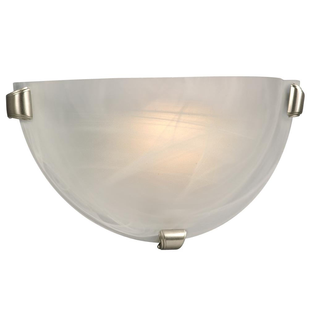 Wall Sconce - Pewter w/ Marbled Glass