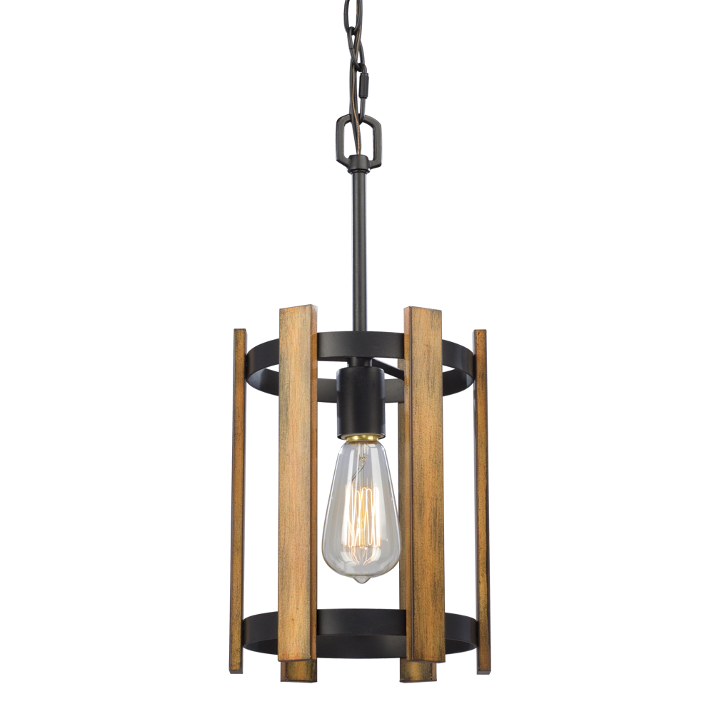 MINI-PENDANT BK/WD