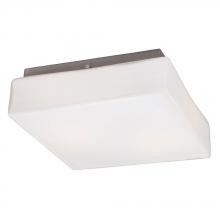 Galaxy Lighting 633500BN-213NPF - Flush Mount Ceiling Light - in Brushed Nickel finish with Satin White Glass