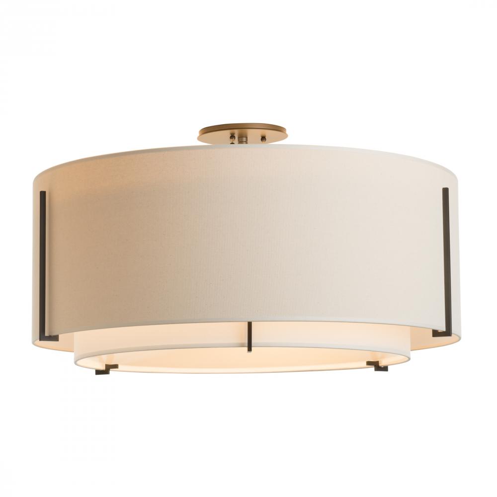 large semi flush light