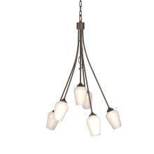 Hubbardton Forge - Canada 103043-SKT-05-GG0303 - Flora 6 Arm Chandelier