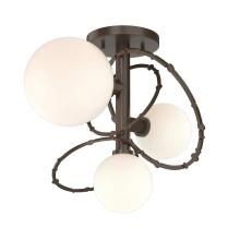 Hubbardton Forge - Canada 121360-SKT-05-GG0712 - Olympus 3-Light Semi-Flush