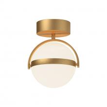 Alora Lighting FM301001BG - Globo 7-in Brushed Gold LED Flush Mount