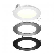 Dals SPN6-CC-3T - 6 Inch Round LED Recessed Panel Light With Multi Trim