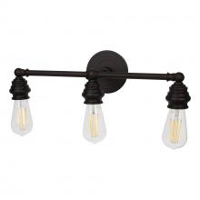 Russell Lighting 700-603/BLK - Tribune Vanities Black