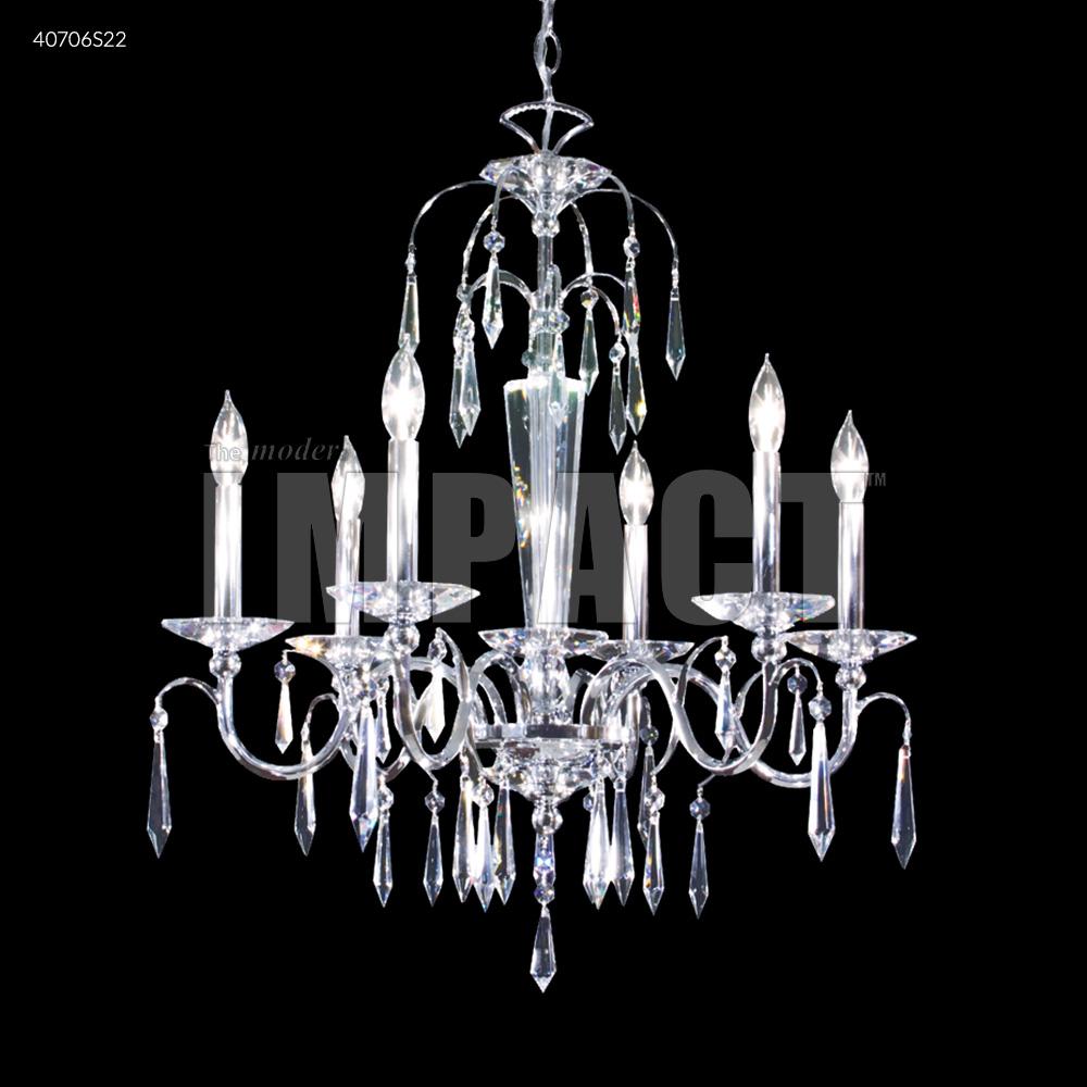 Contemporary 6 Arm Chandelier