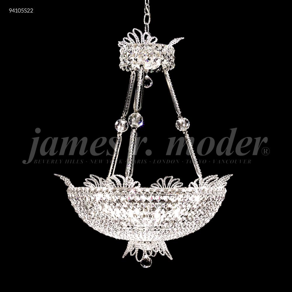 Princess Collection Chandelier; Gold Accents Only