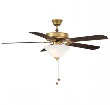 Savoy House Meridian M2018NBRV - 52" 2-Light Ceiling Fan in Natural Brass