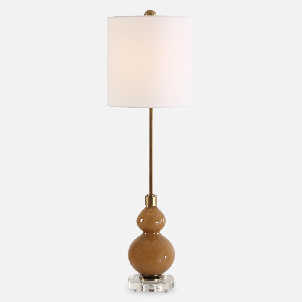 Uttermost Sienna Caramel Glass Buffet Lamp