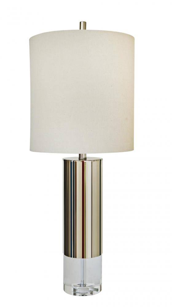 Polished Nickel Table Lamp