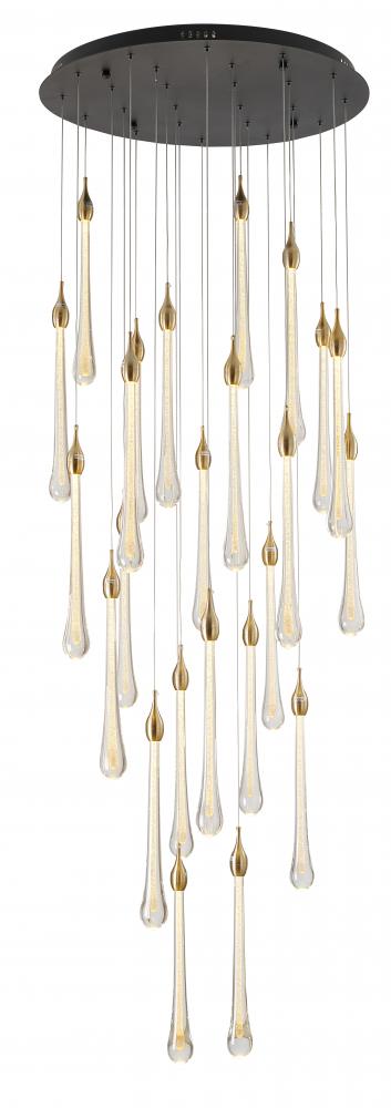 Gold LED Chandelier