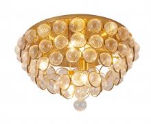 Bethel International Canada BE13C24BR - Brass Semi Flush Mount