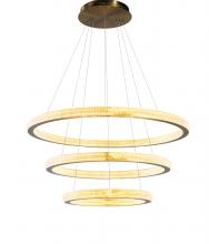 Bethel International Canada GL313C33G - Metal & Acrylic LED Chandelier