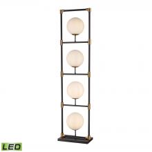  D4264-LED - Career Ladder 59'' High 4-Light Floor Lamp - Matte Black - Includes LED Bulbs