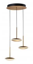 ET2 E21543-90BKGLD - Saucer-Multi-Light Pendant