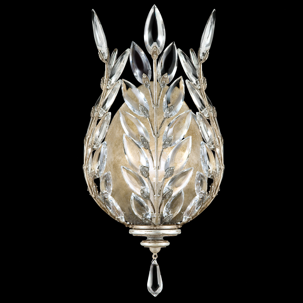 Crystal Laurel 17"H Sconce